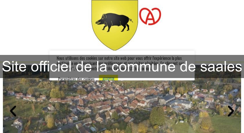 Site officiel de la commune de saales
