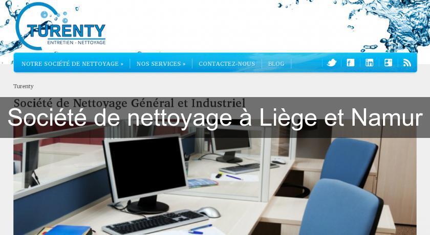 Société de nettoyage à Liège et Namur
