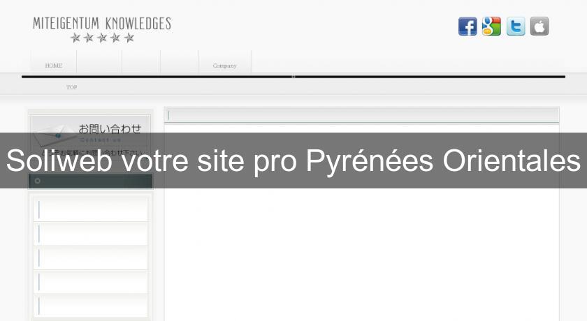 Soliweb votre site pro Pyrénées Orientales