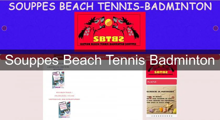 Souppes Beach Tennis Badminton
