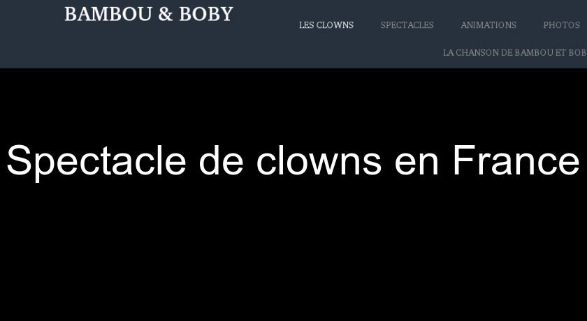 Spectacle de clowns en France