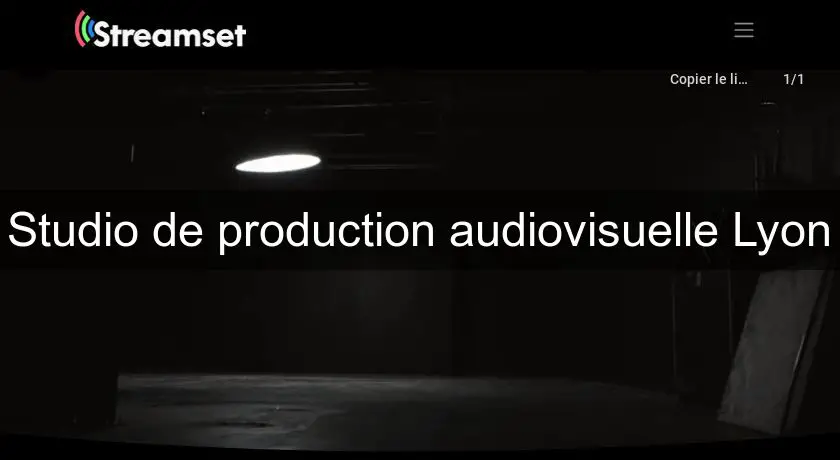 Studio de production audiovisuelle Lyon