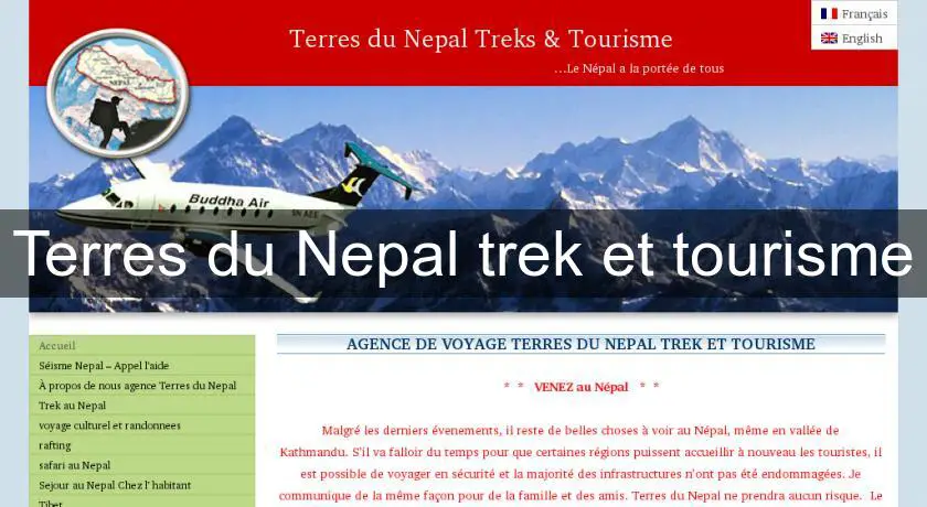 Terres du Nepal trek et tourisme