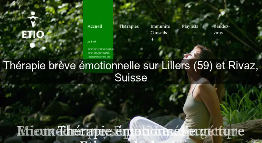 Thérapie brève émotionnelle sur Lillers (59) et Rivaz, Suisse