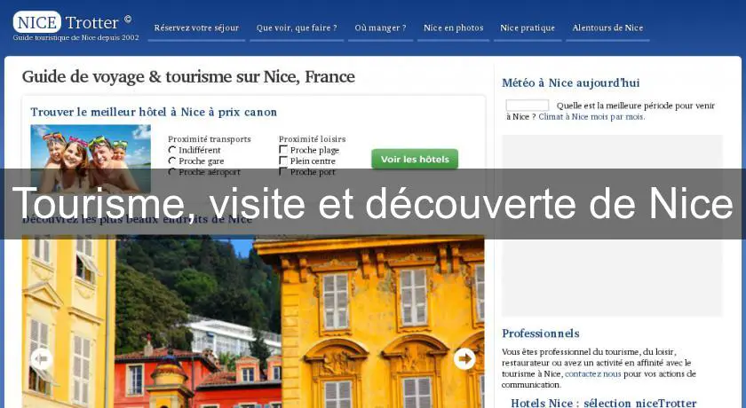 Tourisme, visite et découverte de Nice