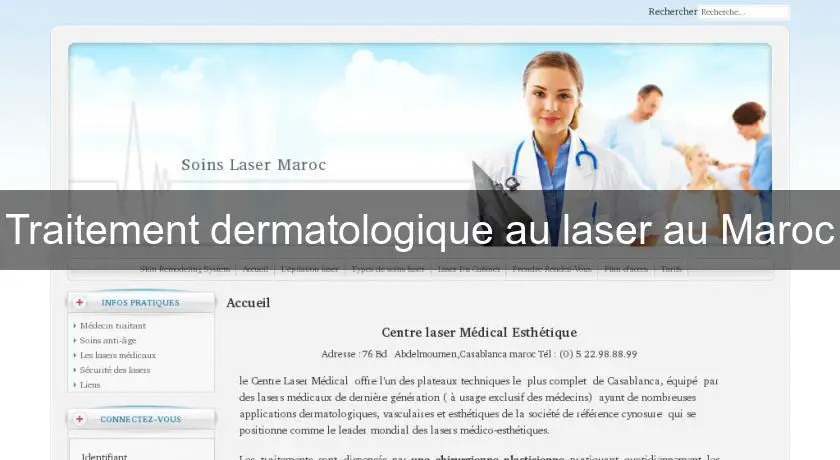 Traitement dermatologique au laser au Maroc