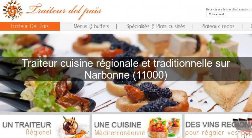 Traiteur cuisine régionale et traditionnelle sur Narbonne (11000)