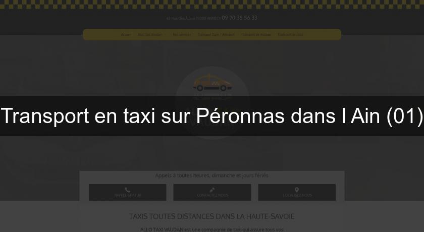 Transport en taxi sur Péronnas dans l'Ain (01)