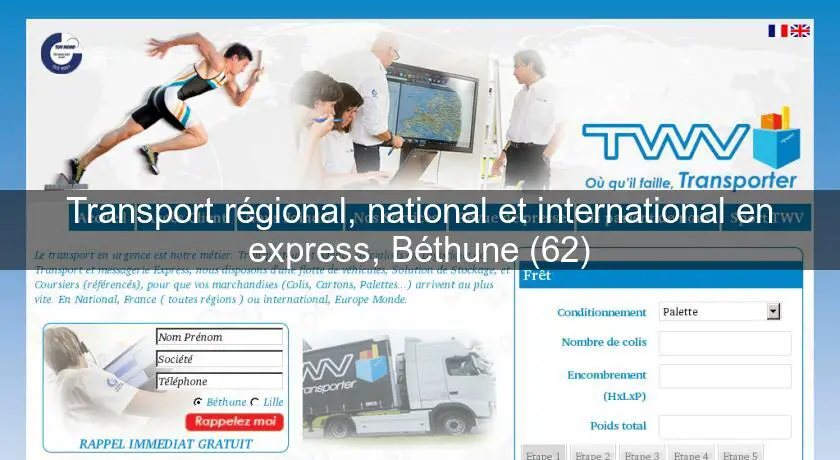 Transport régional, national et international en express, Béthune (62)