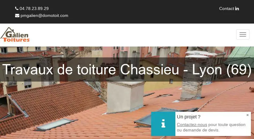 Travaux de toiture Chassieu - Lyon (69)