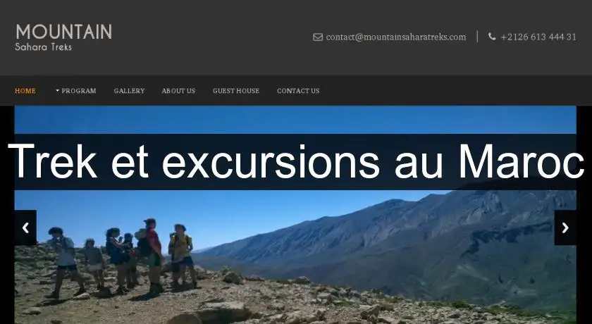 Trek et excursions au Maroc