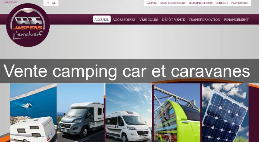 Vente camping car et caravanes 