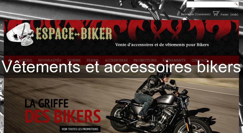 Vêtements et accessoires bikers