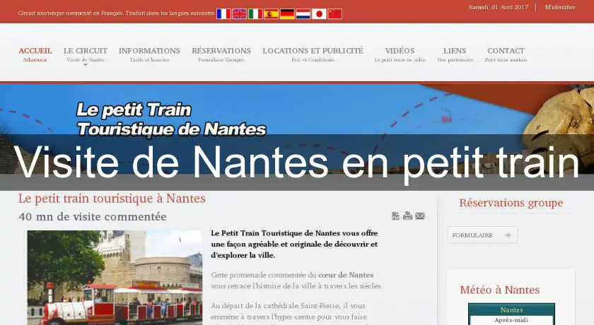 Visite de Nantes en petit train