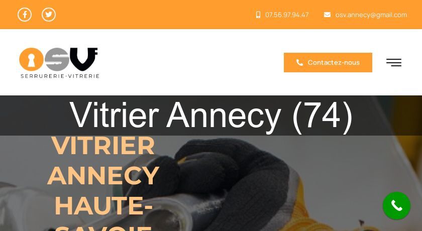 Vitrier Annecy (74)