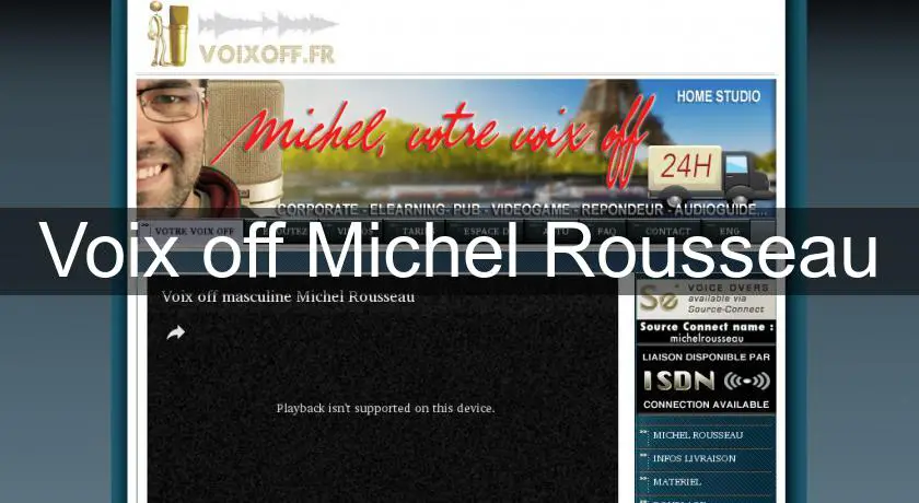 Voix off Michel Rousseau