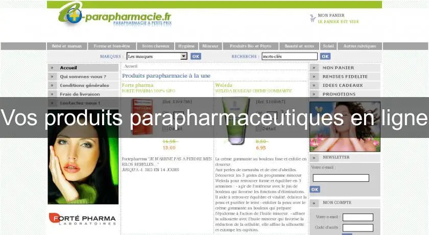 Vos produits parapharmaceutiques en ligne