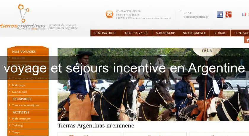 voyage et séjours incentive en Argentine