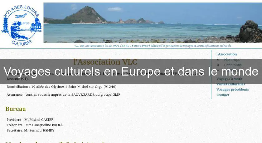 Voyages culturels en Europe et dans le monde