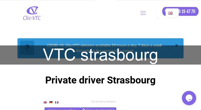 VTC strasbourg