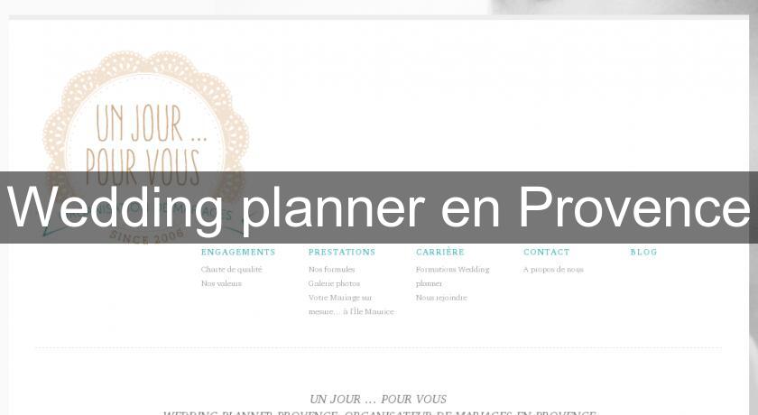 Wedding planner en Provence