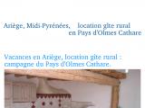 Ariège, Gîte rural en Pays Cathare d’Olmes/Mirepoix