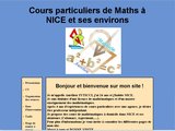 Cours et soutien de Maths à domicile sur Nice (06)