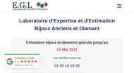 Estimation bijoux et diamants Paris 9