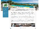 Location d'une villa avec piscine à débordement et vue sur mer sur l'Ile saint Martin, aux Antilles