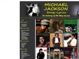 Paroles des musiques de Michael Jackson