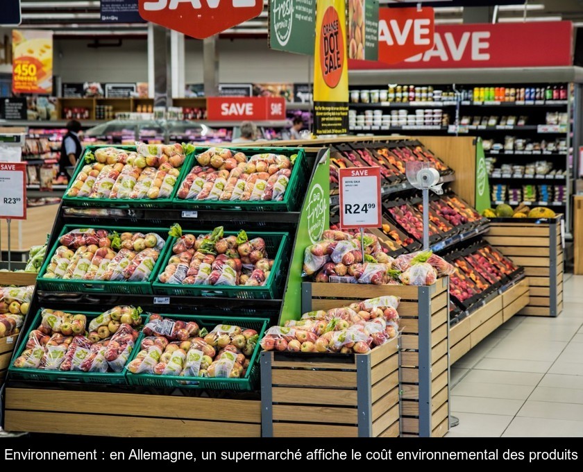 Environnement : en Allemagne, un supermarché affiche le coût environnemental des produits
