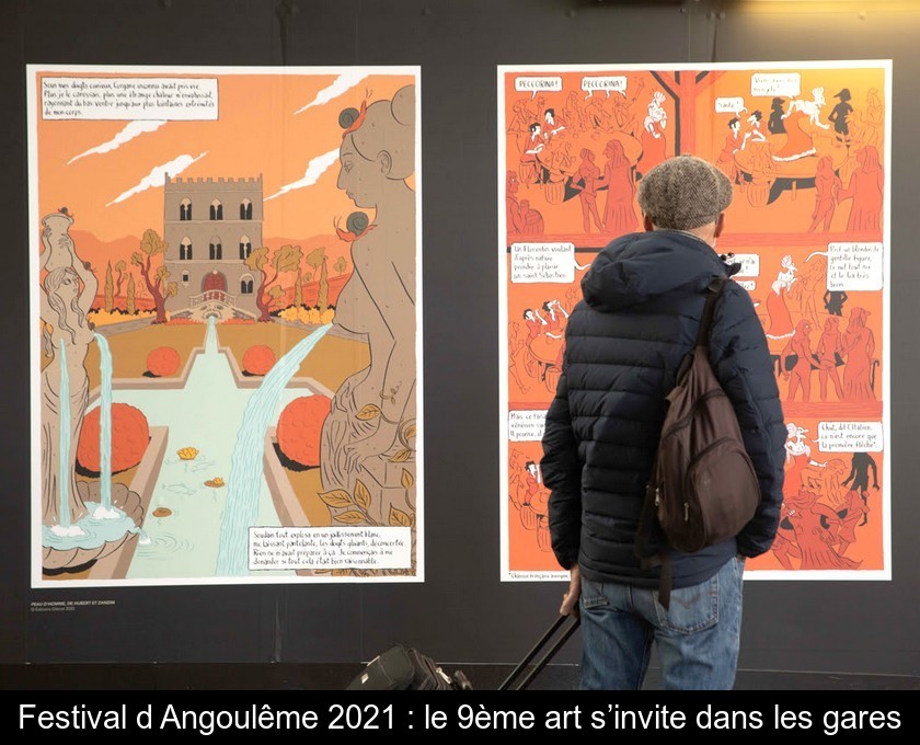 Festival d'Angoulême 2021 : le 9ème art s’invite dans les gares