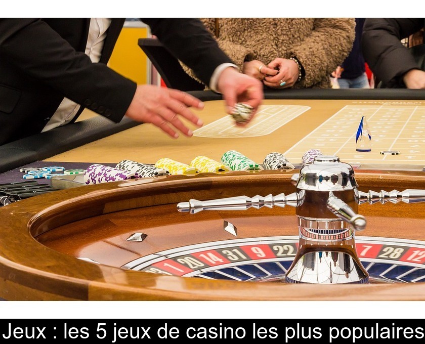 Jeux : les 5 jeux de casino les plus populaires