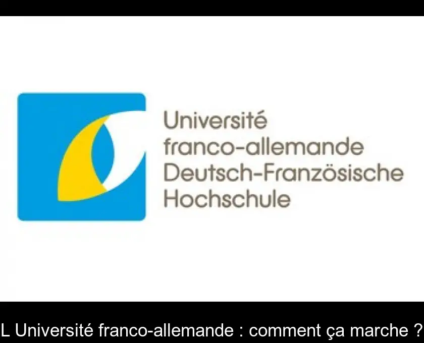 L'Université franco-allemande : comment ça marche ?