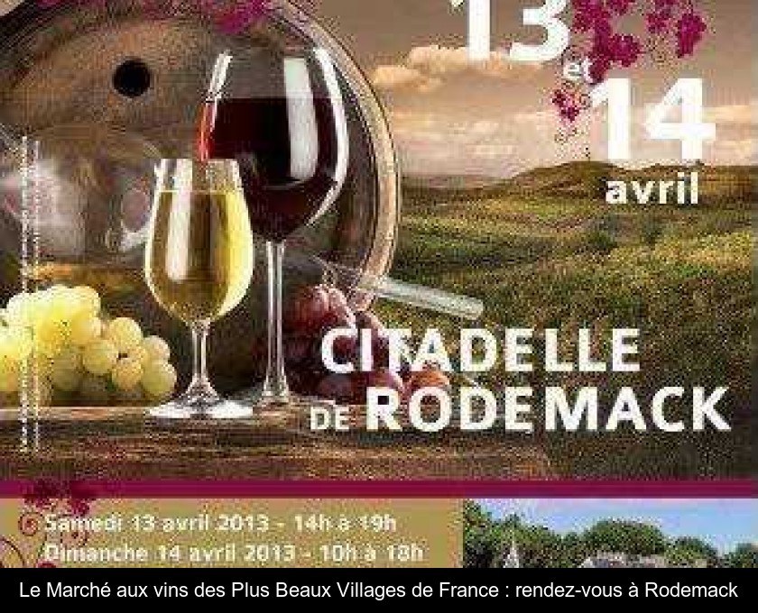 Le Marché aux vins des Plus Beaux Villages de France : rendez-vous à Rodemack