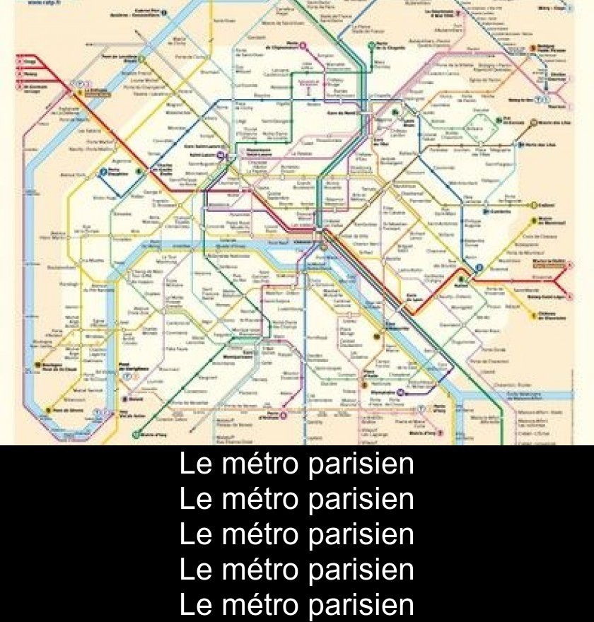 Le métro parisien