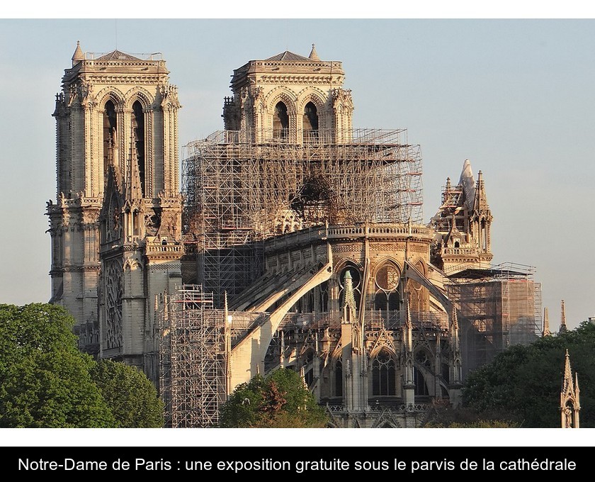 Notre-Dame de Paris : une exposition gratuite sous le parvis de la cathédrale