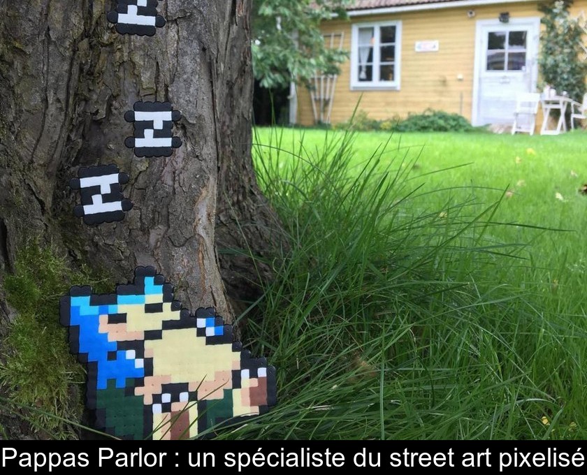 Pappas Parlor : un spécialiste du street art pixelisé