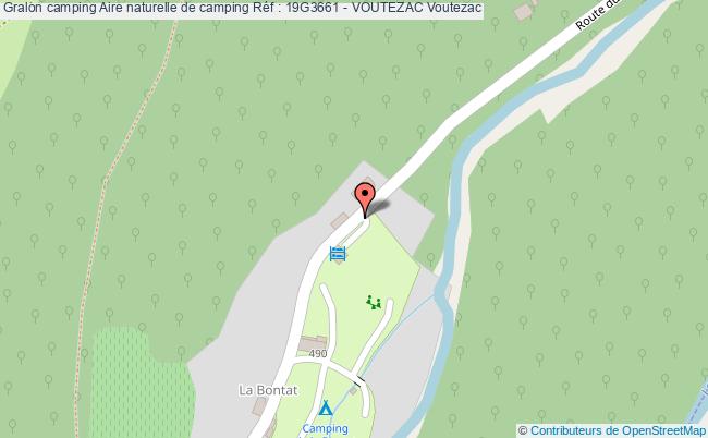 plan Aire Naturelle De Camping Réf : 19g3661 - Voutezac Voutezac