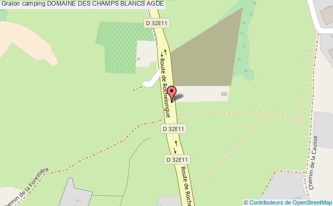 plan Camping Domaine Des Champs Blancs AGDE