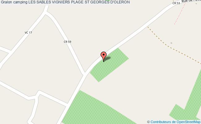 plan Camping Les Sables Vigniers Plage ST GEORGES D'OLERON