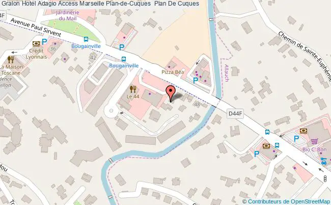 plan Hotel Adagio Access Marseille Plan-de-cuques  Plan De Cuques