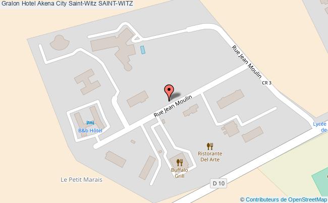 plan Hotel Akena City Saint-witz SAINT-WITZ