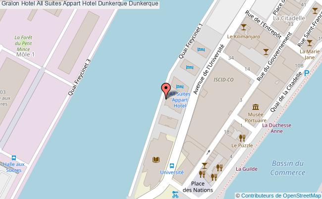 plan All Suites Appart Hotel Dunkerque Dunkerque