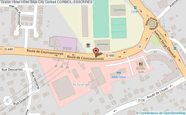plan Hôtel B&b City Corbeil CORBEIL-ESSONNES
