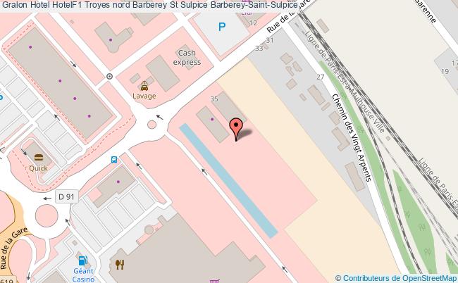 plan Hotelf1 Troyes Nord Barberey St Sulpice Barberey-Saint-Sulpice