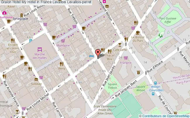 plan My Hotel In France Levallois Levallois-perret