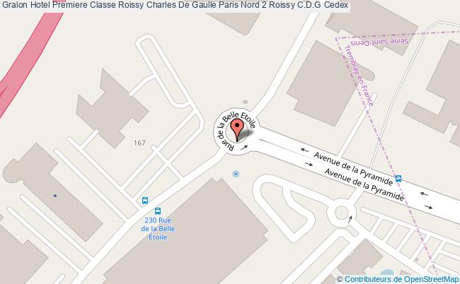 plan Hotel Premiere Classe Roissy Charles De Gaulle Paris Nord 2 Roissy C.D.G Cedex
