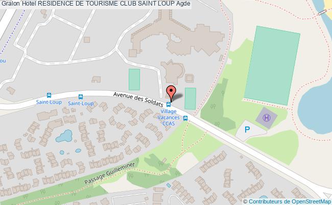 plan Residence De Tourisme Club Saint Loup Agde