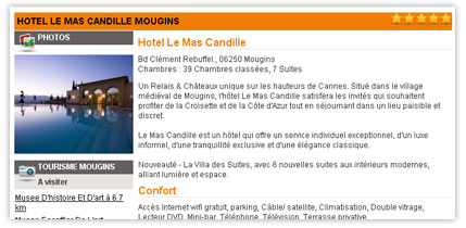 Exemple fiche hotel